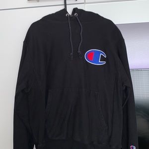 SOLD - Urban Outfitters Black Champion Hoodie